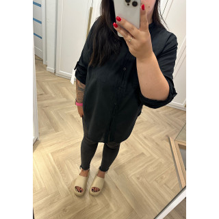 Koszula rozpinana czarna L/XL